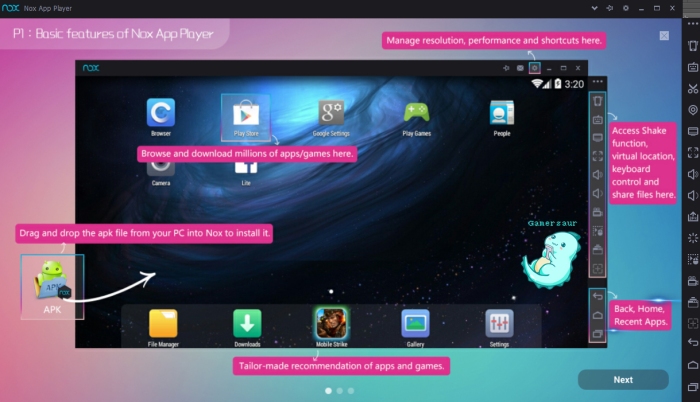 Nox Player For Pc Google Playstore Apk Gamersaur